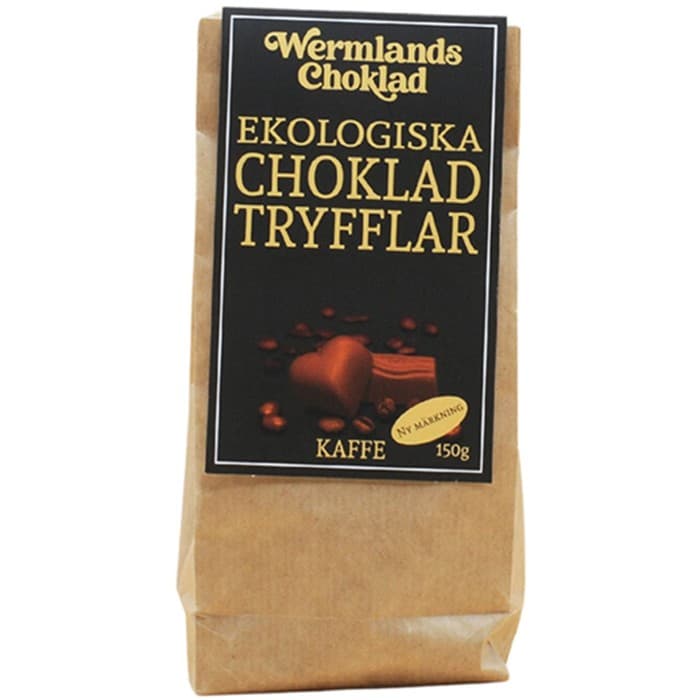Wermlands Choklad Ekologisk Chokladtryffel med Kaffe 150g – från Wermlands Choklad – 99 kr – hos Delitea