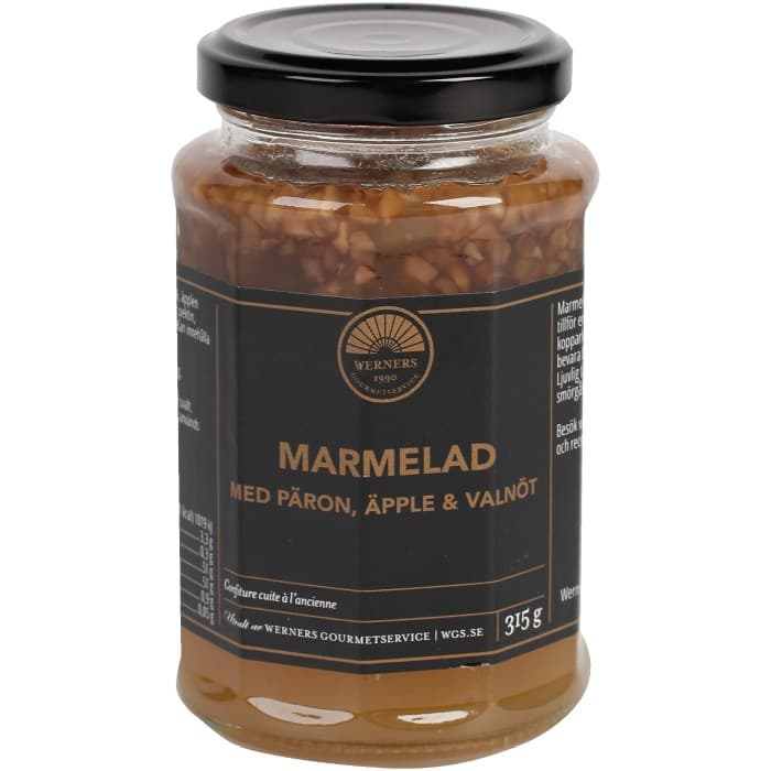 Werners Päron Äpple & Valnötsmarmelad 315g – från Werners – 89 kr – hos Delitea