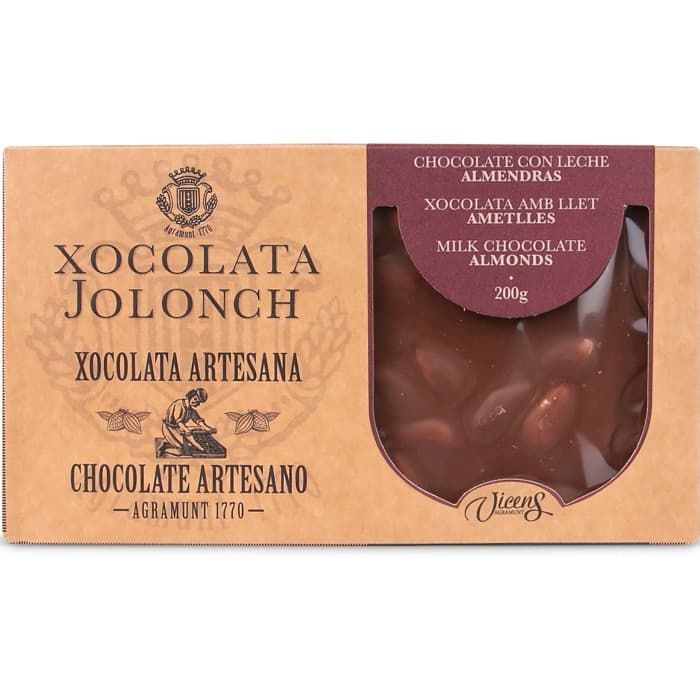Xocolata Jolonch Estuche de Xocolata con Leche y Almendras Jolonch 250g – från Xocolata Jolonch – 95 kr – hos Delitea