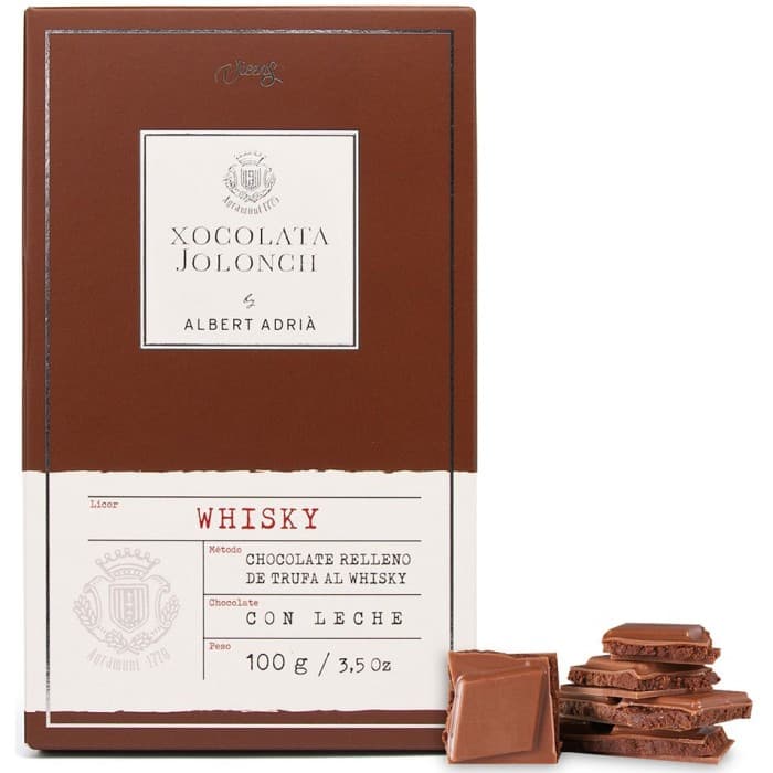 Xocolata Jolonch Mjölkchoklad med Whiskytryffel 100g – från Xocolata Jolonch – 64 kr – hos Delitea