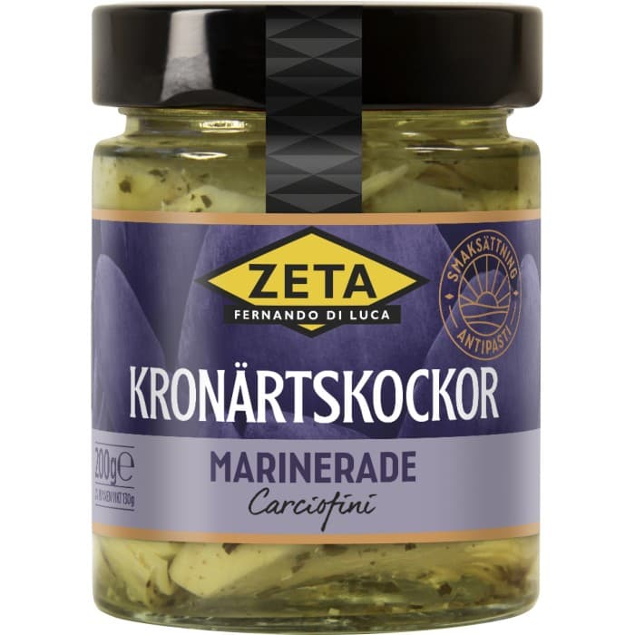 Zeta Kronärtskockor Marinerade 200g från Zeta – köp hos Delitea