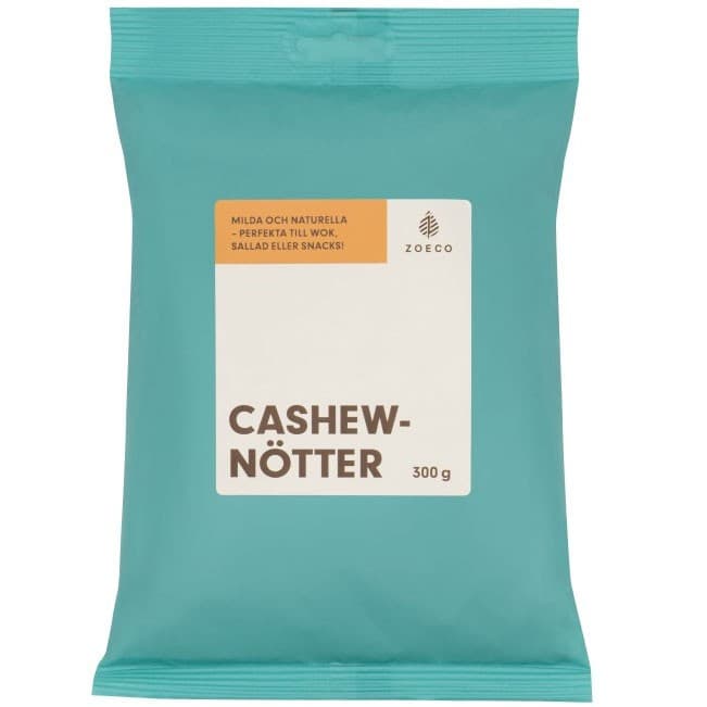 Zoeco Cashewnötter 300g – från Zoeco – 56 kr – hos Delitea