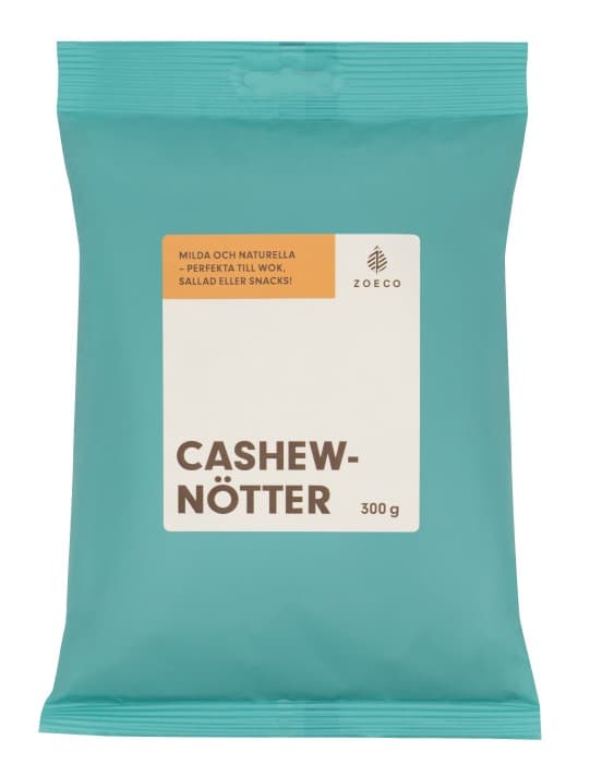 Zoeco Cashewnötter 300 g – från Zoeco – 56 kr – hos Delitea