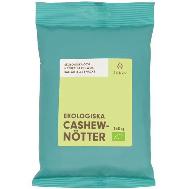 Zoeco Cashewnötter Ekologiska 150g – från Zoeco – 37 kr – hos Delitea