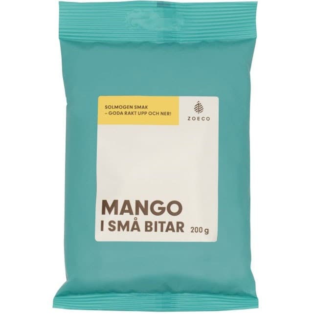 Zoeco Mango i Små Bitar, Osötade 200g – från Zoeco – 45 kr – hos Delitea