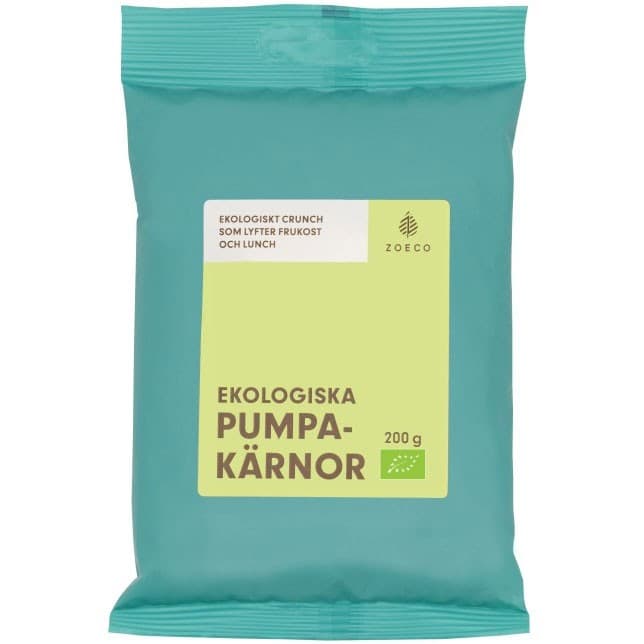 Zoeco Pumpakärnor Ekologiska 200g – från Zoeco – 37 kr – hos Delitea