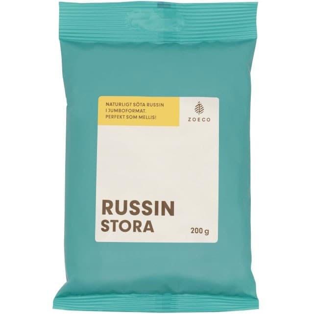 Zoeco Russin Stora 200g – från Zoeco – 18 kr – hos Delitea