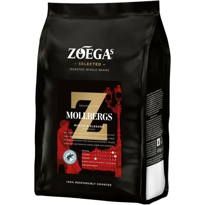 Zoégas Mollbergs Hela Bönor 450g