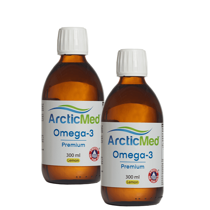 2 x Omega-3 Premium Lemon, 300 ml – från ArcticMed – 673 kr – hos Bodystore