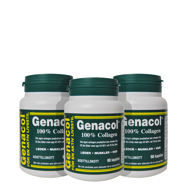3 x Genacol 100% Collagen, 90 kapslar – från Genacol – 849 kr – hos Bodystore
