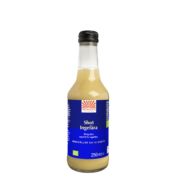 Ingefärsshot 250 ml – från Kung Markatta – 64 kr – hos Bodystore
