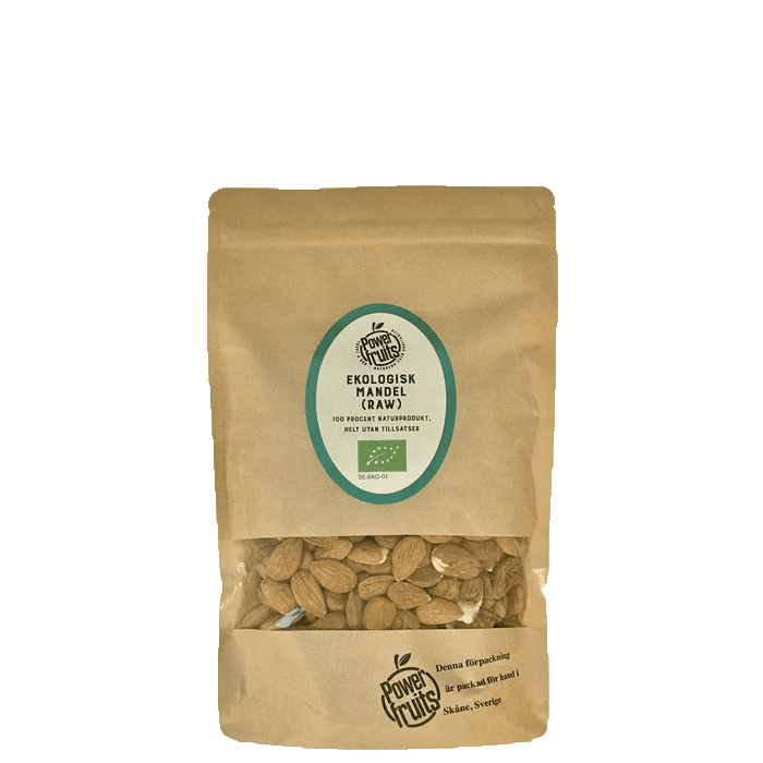 Ekologisk Mandel 1 kg – från Powerfruits – 236 kr – hos Bodystore
