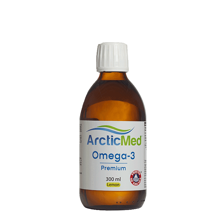 Omega-3 Premium 300 ml Citron – från ArcticMed – 374 kr – hos Bodystore