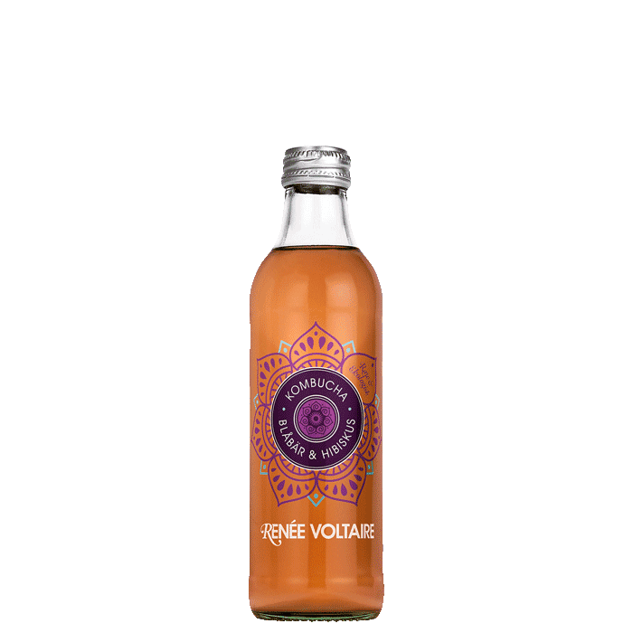 Kombucha Blåbär Och Hibiskus 275 ml – från Renée Voltaire – 38 kr – hos Bodystore