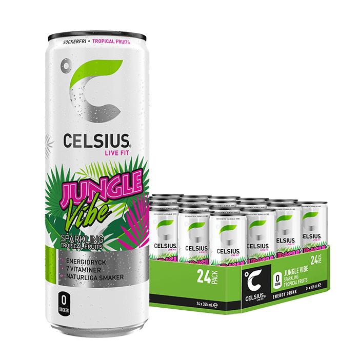24 x Celsius Energidryck 355 ml – från Celsius – 489 kr – hos Bodystore