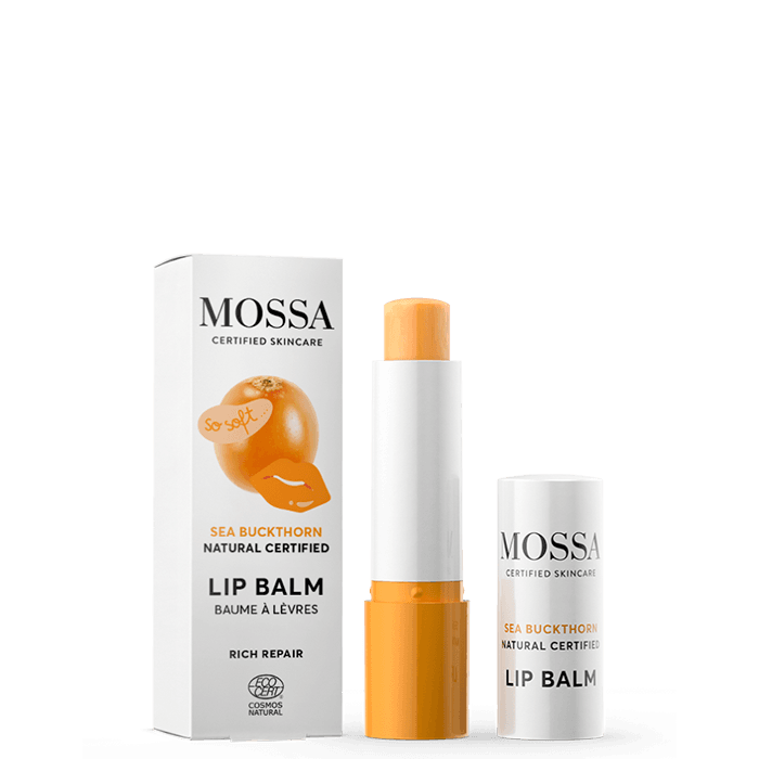 Läppbalsam Sea Buckthorn 4.5 g – från MOSSA – 69 kr – hos Bodystore