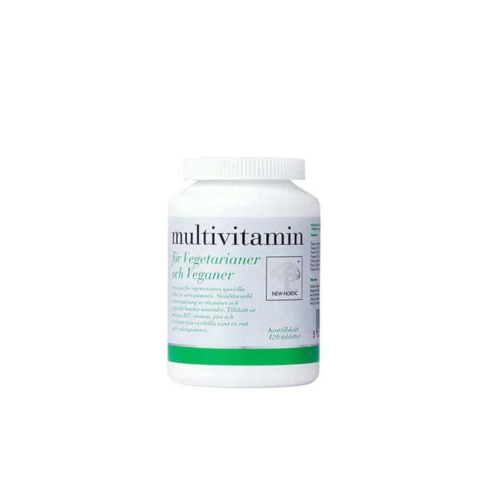 Multivitamin Vegetarianer och Veganer 120 tabletter – från New Nordic – 114 kr – hos Bodystore