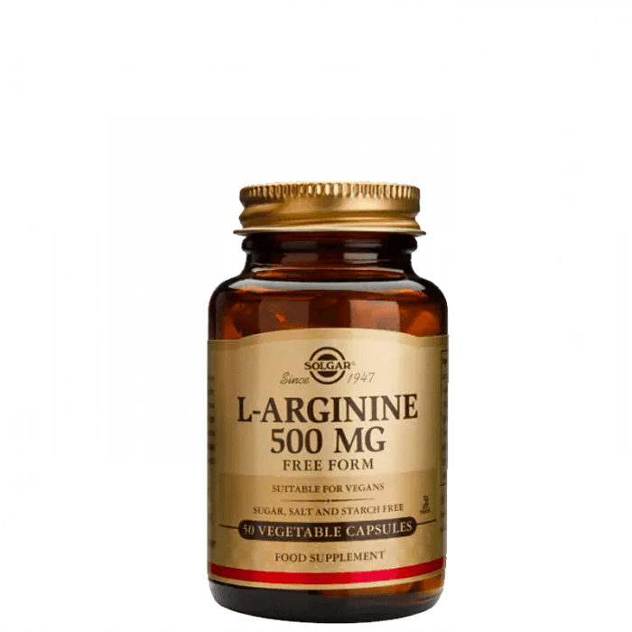 L-arginine 500mg 50 kapslar – från Solgar – 149 kr – hos Bodystore