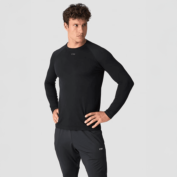 Stride Seamless Långärmad Svart – från ICANIWILL – 449 kr – hos Bodystore