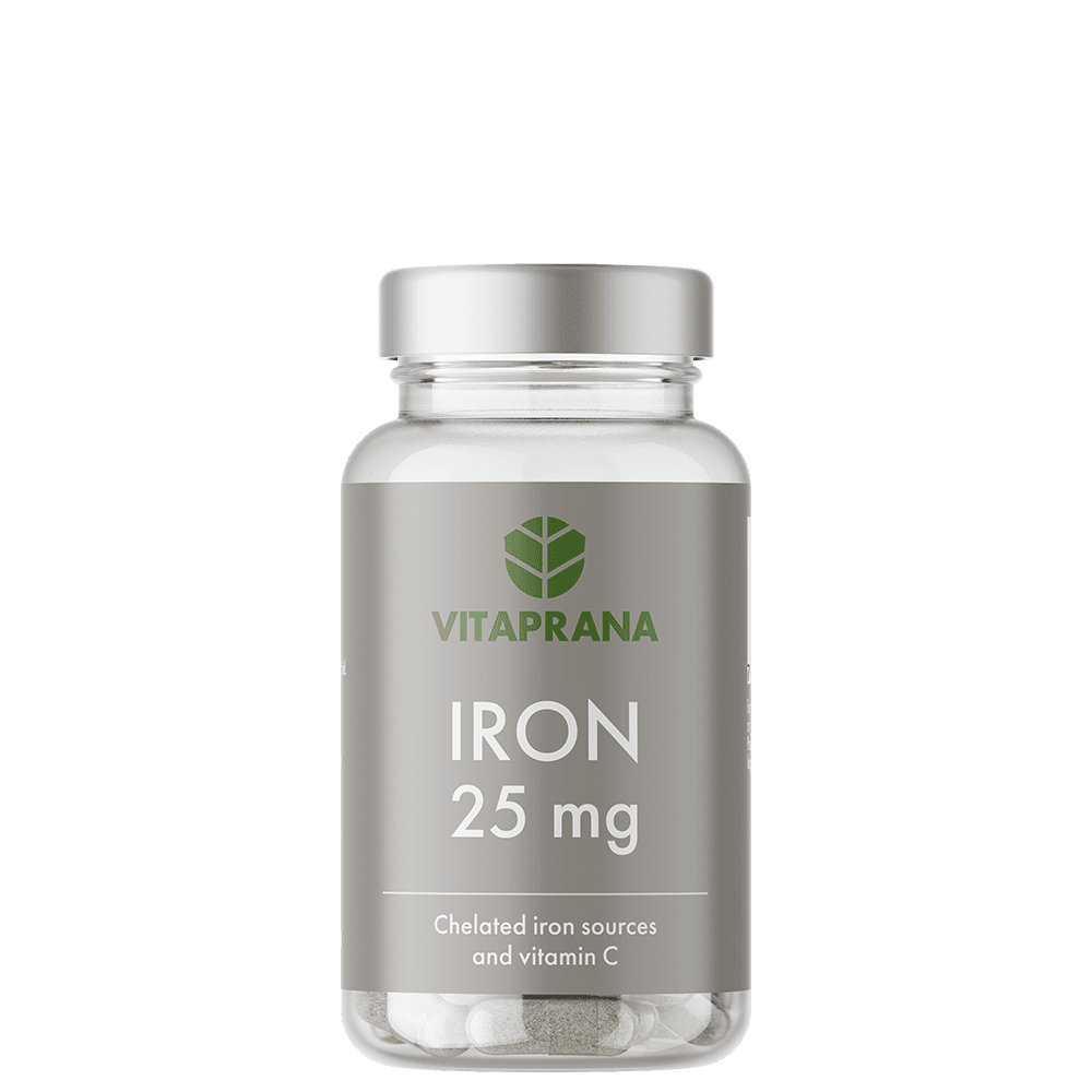 Järn 25 mg 110 kapslar – från Vitaprana – 149 kr – hos Bodystore