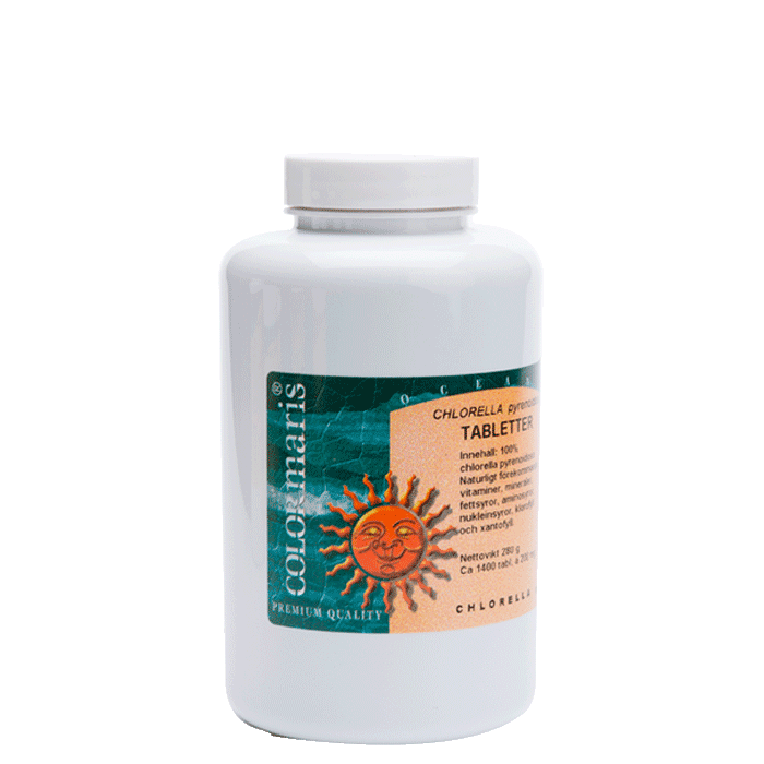 Chlorella, 1400 tabs – från Colomaris – 529 kr – hos Bodystore