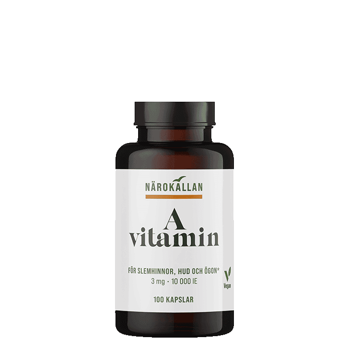 A-vitamin 100 kapslar – från Närokällan – 149 kr – hos Bodystore