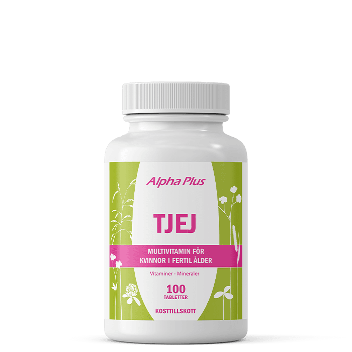 Tjej Multivitamin 100 tabletter – från Alpha Plus – 159 kr – hos Bodystore