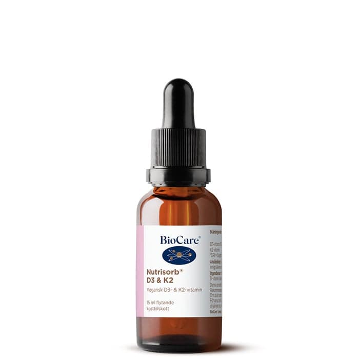 Nutrisorb D3 & K2 15 ml – från BioCare – 289 kr – hos Bodystore