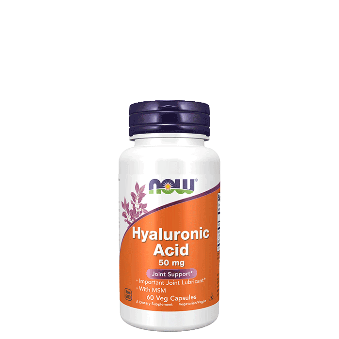 Hyaluronic Acid 50 mg 60 veg kapslar – från Now Foods – 229 kr – hos Bodystore
