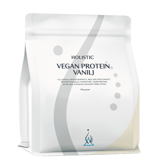 Veganskt Proteinpulver Vanilj 750 g – från Holistic – 311 kr – hos Bodystore