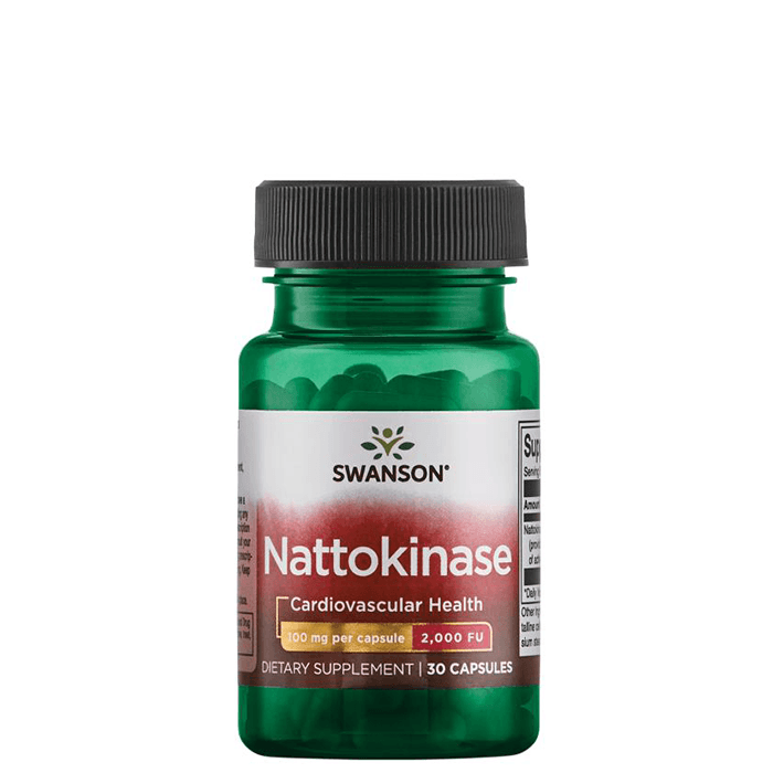 Nattokinase 100 mg 30 kapslar – från Swanson – 199 kr – hos Bodystore