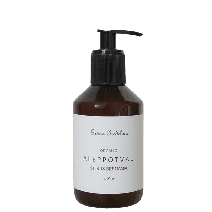 Aleppotvål Citrus 250 ml – från Gröna Gredelina – 129 kr – hos Bodystore