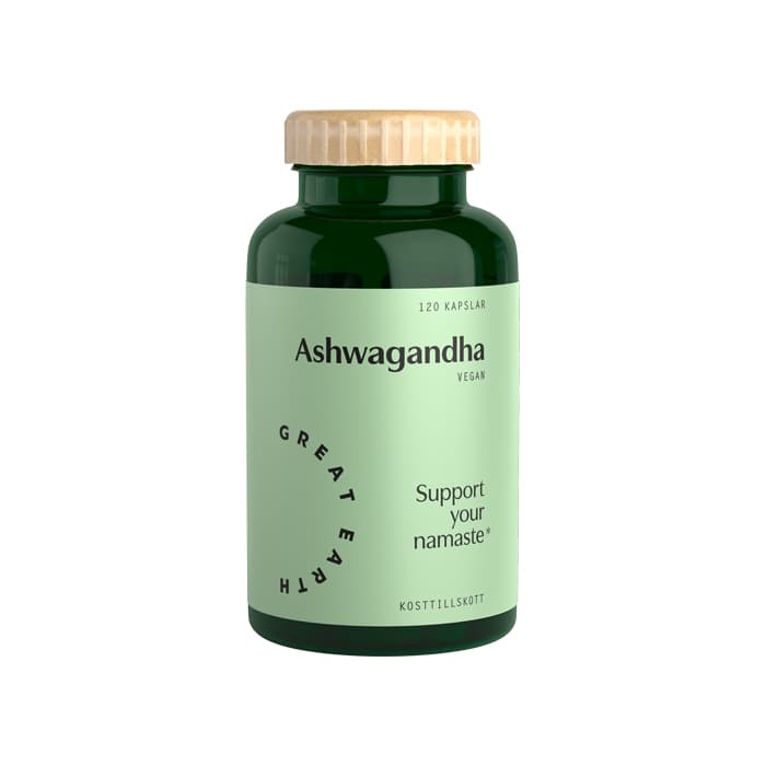 Ashwagandha 120 Kapslar från Great Earth – köp hos Bodystore