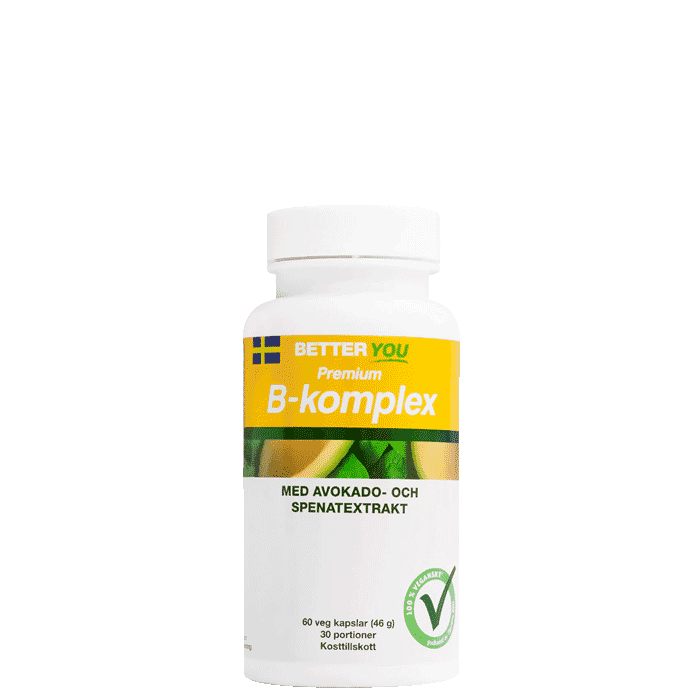 Premium B-komplex 90 kapslar – från Better You – 139 kr – hos Bodystore