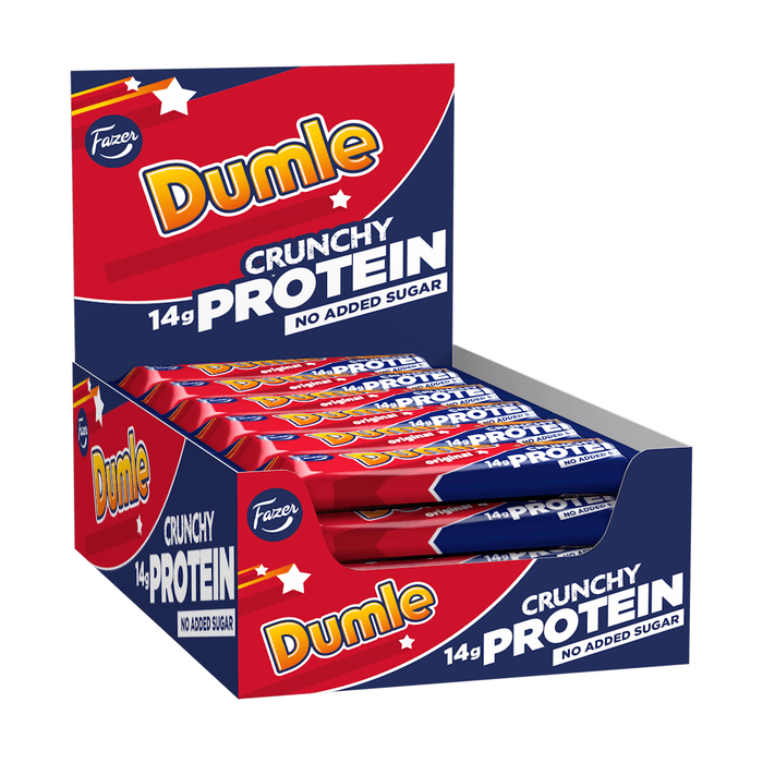 15 x Dumle Protein Bar 45 g från DUM – köp hos Bodystore