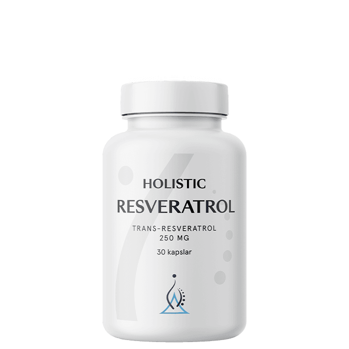Resveratrol Vegetabilisk 30 kapslar – från Holistic – 247 kr – hos Bodystore