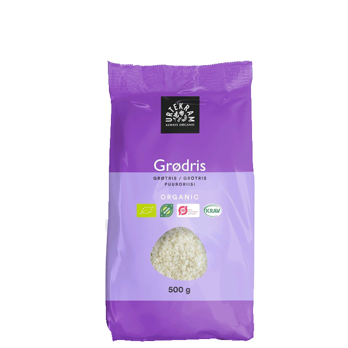 Grötris 500 g – från Urtekram – 55 kr – hos Bodystore