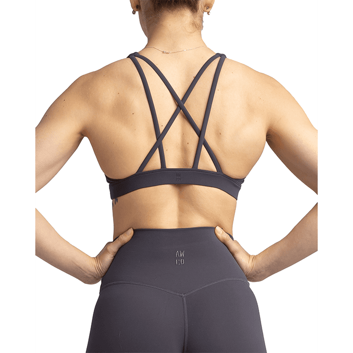 Core Sports Bra 2.0, Smoke Grey – från AWCO – 147 kr – hos Bodystore
