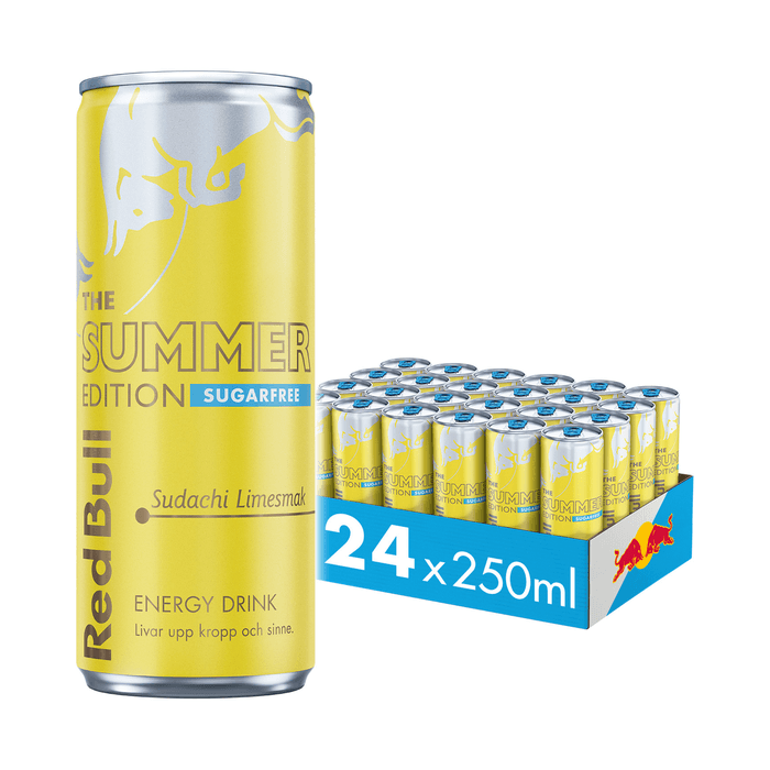24 x Red Bull Energidryck 250 ml Sudachi Lime Summer Edition 2 kr pant – från Red Bull – 469 kr – hos Bodystore