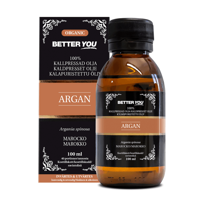 Arganolja Kallpressad 100 ml – från Better You – 176 kr – hos Bodystore