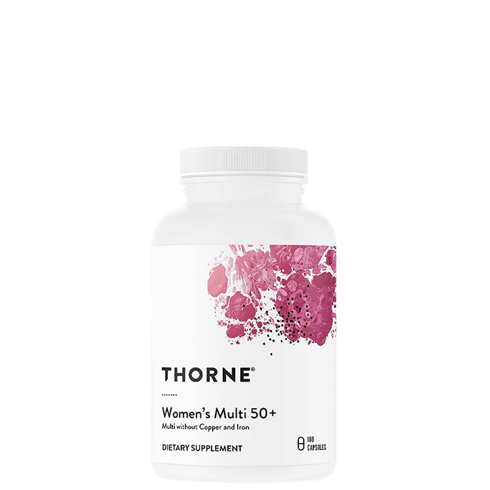 Women's Multi 50+ 180 kapslar – från Thorne Research Inc. – 690 kr – hos Bodystore
