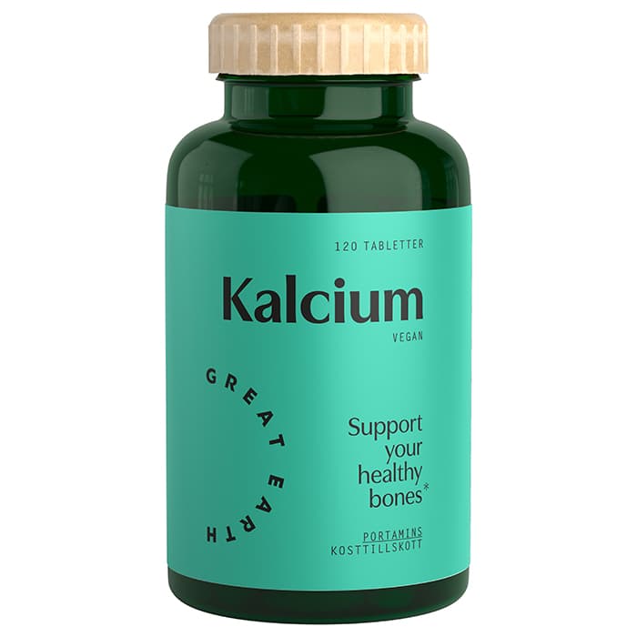 Kalcium 120 tabletter från Great Earth – köp hos Bodystore