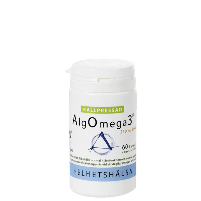AlgOmega3® Kallpressad 60 kapslar från Helhetshälsa – köp hos Bodystore