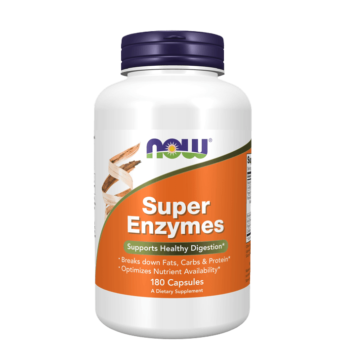 Super Enzyme 180 kapslar – från Now Foods – 745 kr – hos Bodystore