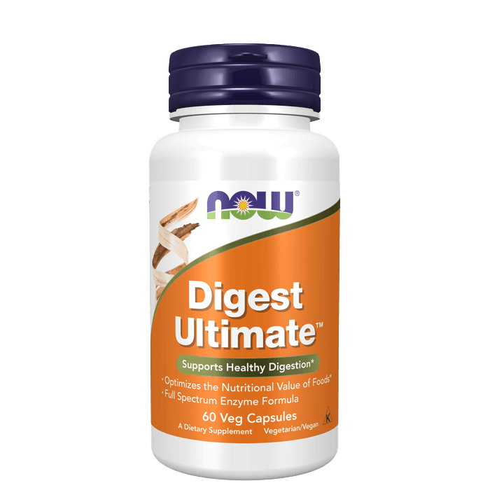 Digest Ultimate Matsmältningsenzym 60 kapslar – från Now Foods – 255 kr – hos Bodystore
