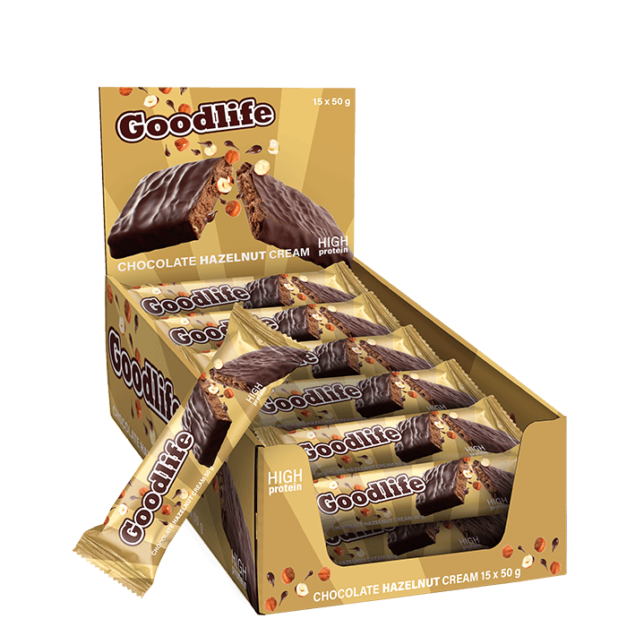 15 x Proteinbar 50 g – från Goodlife – 229 kr – hos Bodystore