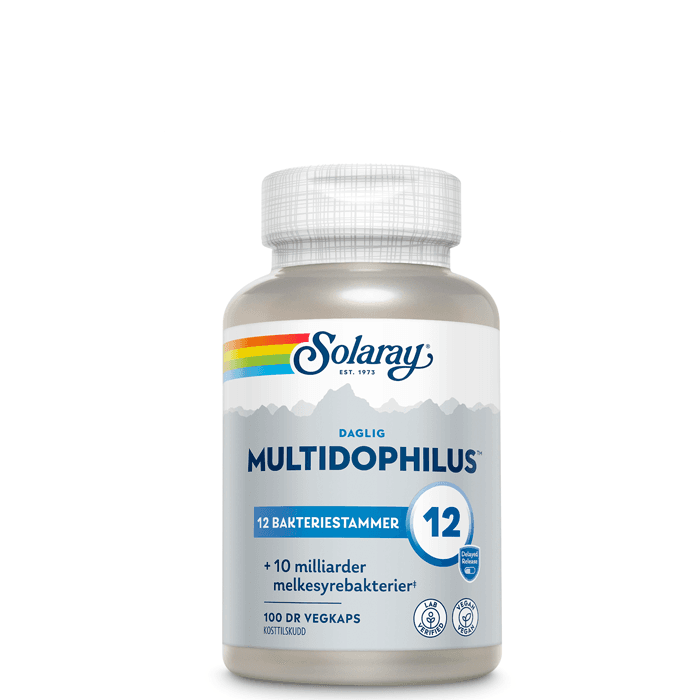 Multidophilus 12 100 kapslar – från Solaray – 469 kr – hos Bodystore
