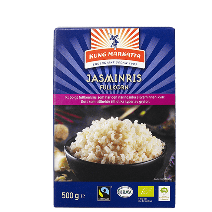 Jasminris Fullkorn 500 g – från Kung Markatta – 59 kr – hos Bodystore