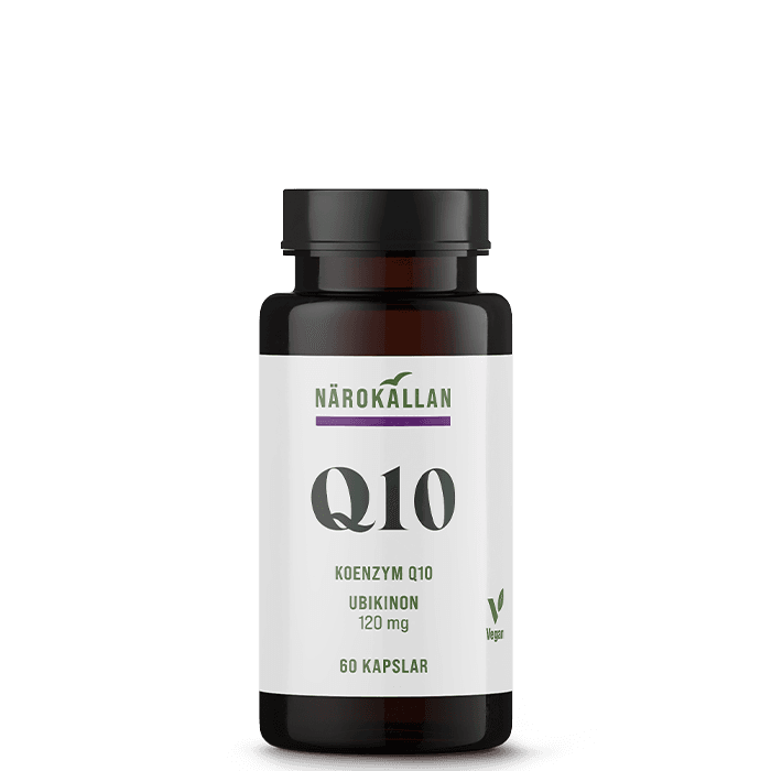 Q10 120 mg 60 kapslar – från Närokällan – 295 kr – hos Bodystore