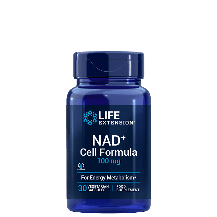 NAD+ Cell Formula 100 mg 30 kapslar – från Life Extension – 399 kr – hos Bodystore